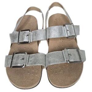 Vionic Reese NWOB Women's Slingback Sandal Silver Size 8.5 Medium NEW